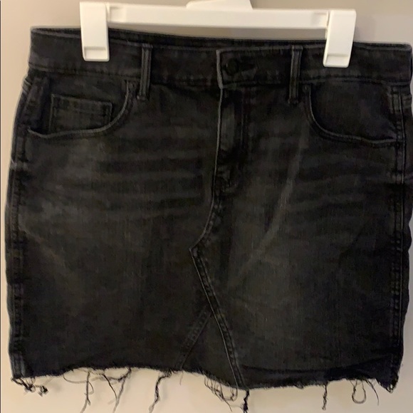 Black Denim Skirt - Picture 1 of 2